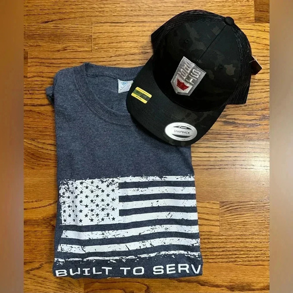 NEW 2pc Set RAM Truck Built To Serve Fan Gear XL Tshirt & O/S Truckers Cap - Picture 2 of 5